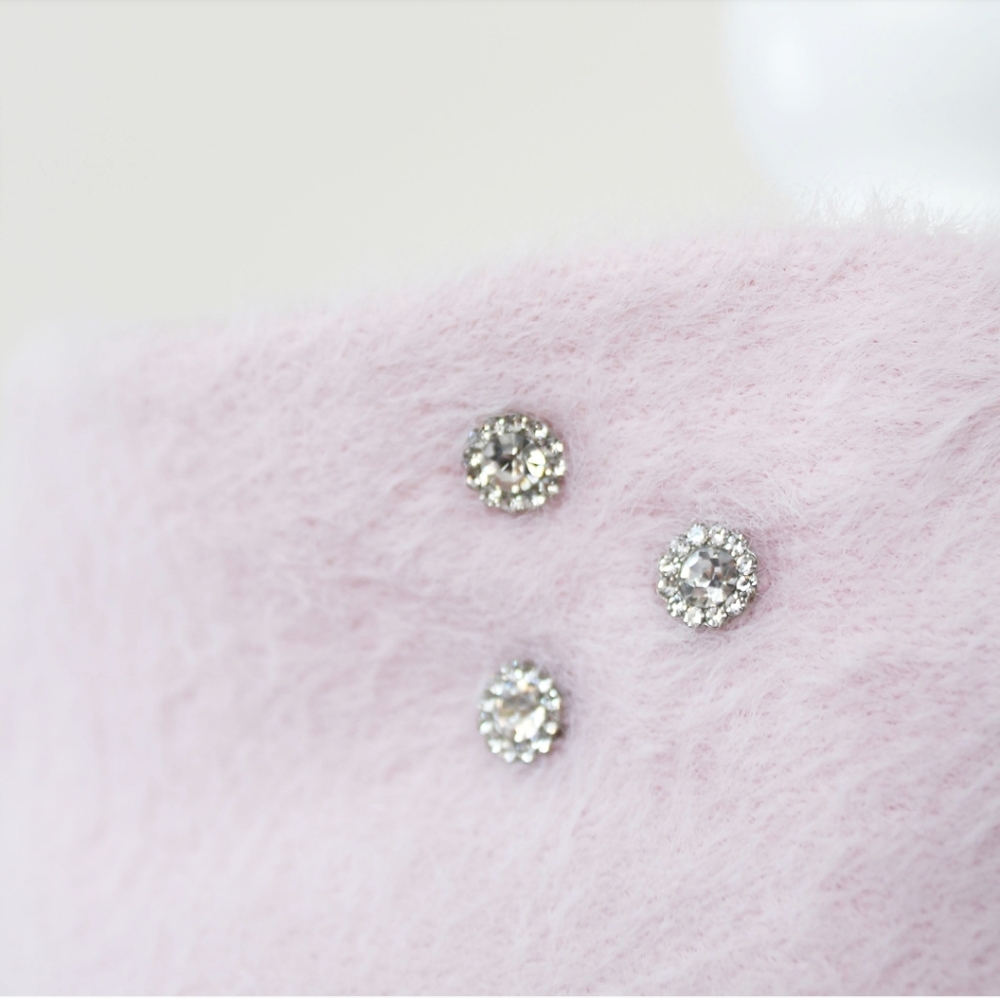 NWT KARL LAGERFELD INFINITY PINK SCARF - Picture 3 of 6